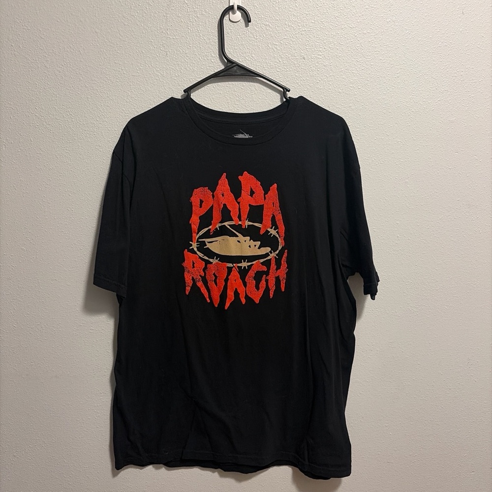 Black and Red Graphic Tee